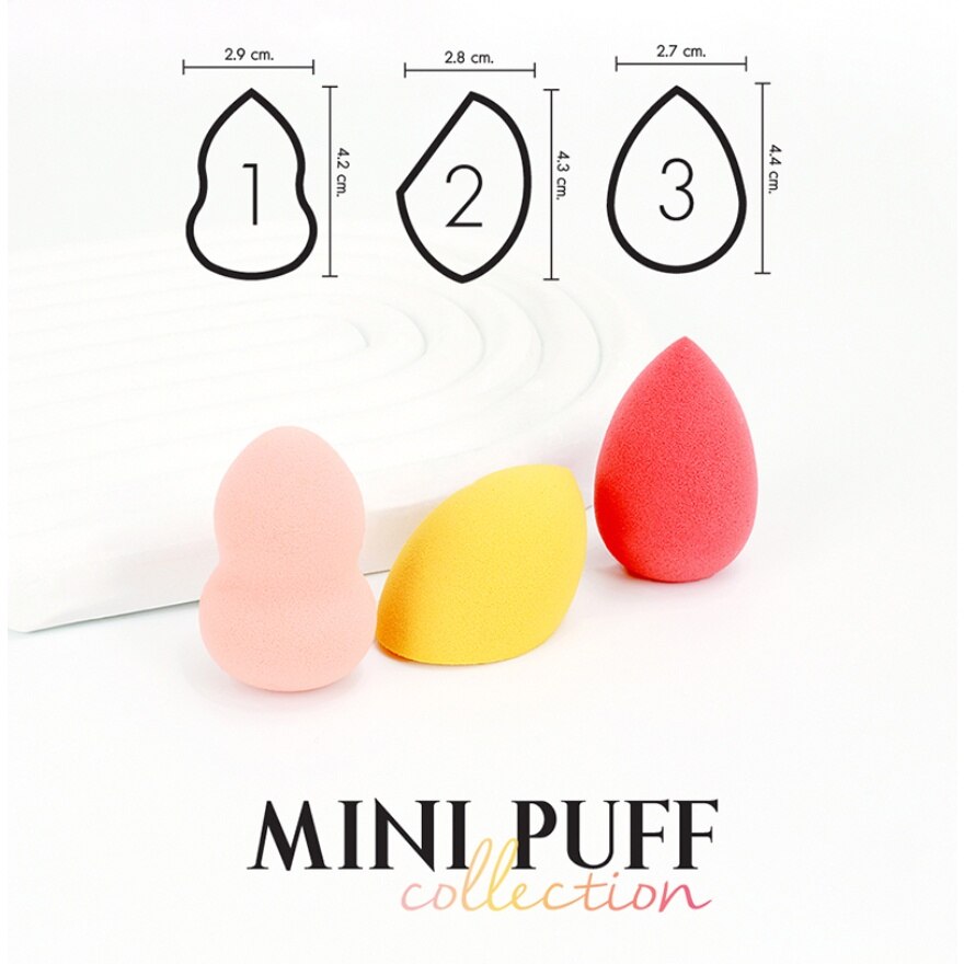 Ashley Mini Puff Collection 3Pcs AA186