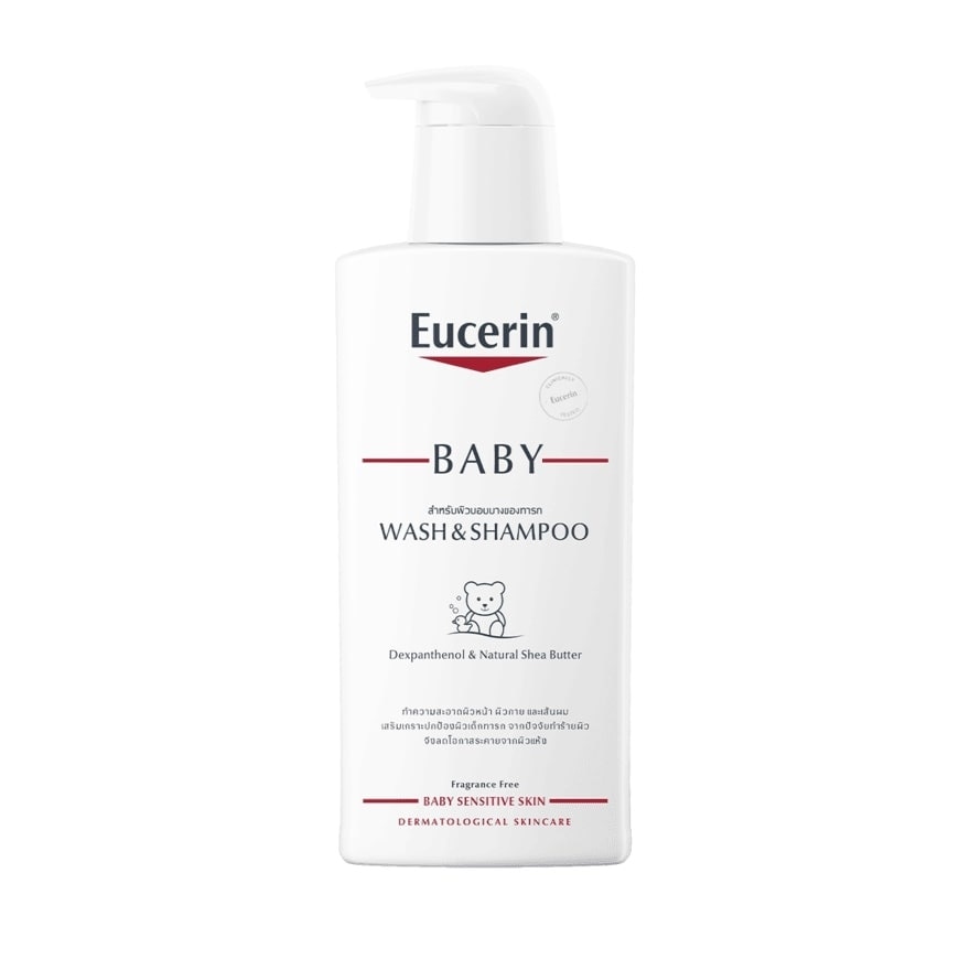 Eucerin Baby Wash and Shampoo 400 ml.