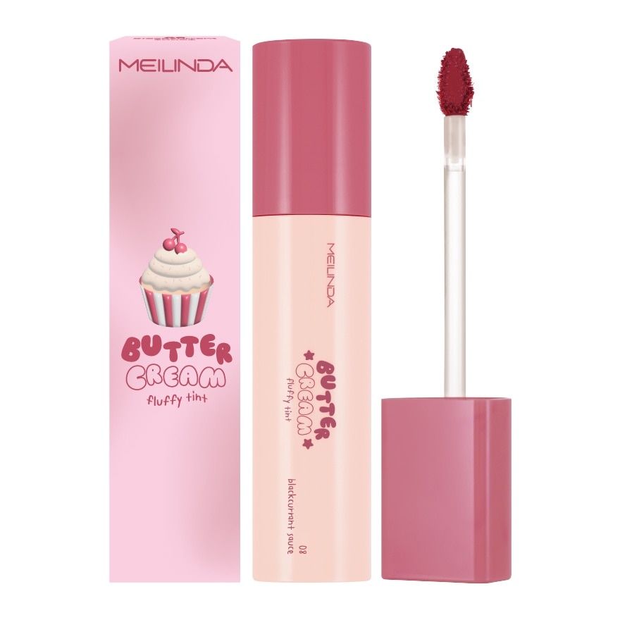 #Meilinda Butter cream Fluffy LipTint 08 - 08 Blackcurrant Sauce