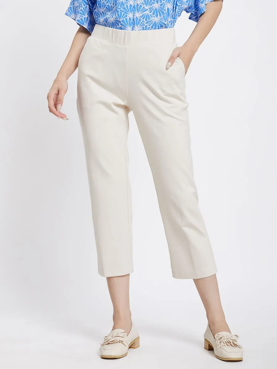 EASY PIECES Women Cropped Pant