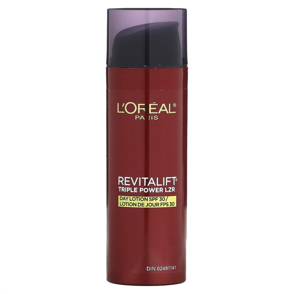 L'Oréal, Revitalift Triple Power LZR, дневной лосьон, SPF 30, 50 мл