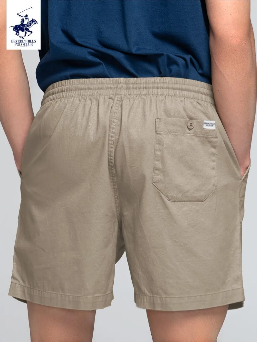 BEVERLY HILLS POLO CLUB Khaki Unisex Sport EZY Shorts Model BS2J028