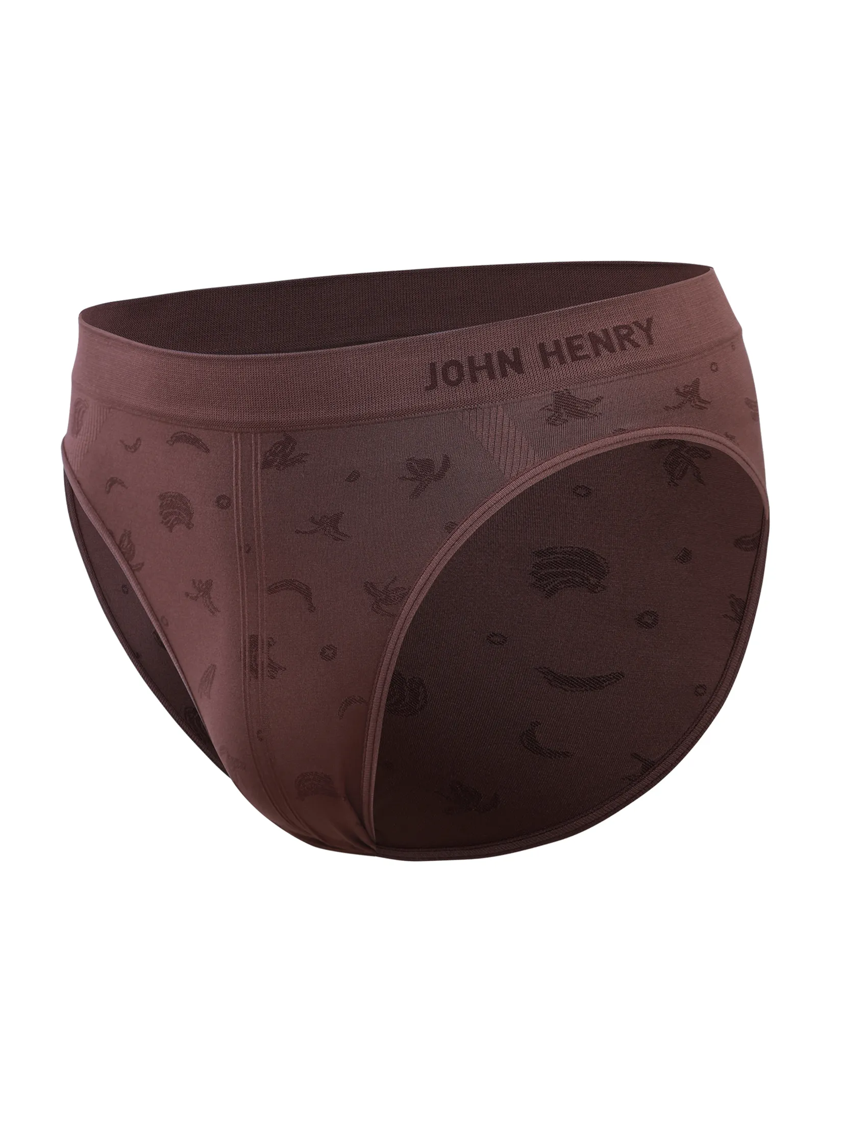 JOHN HENRY INNERWEAR Brief Men s Seamless Fashion - Brown