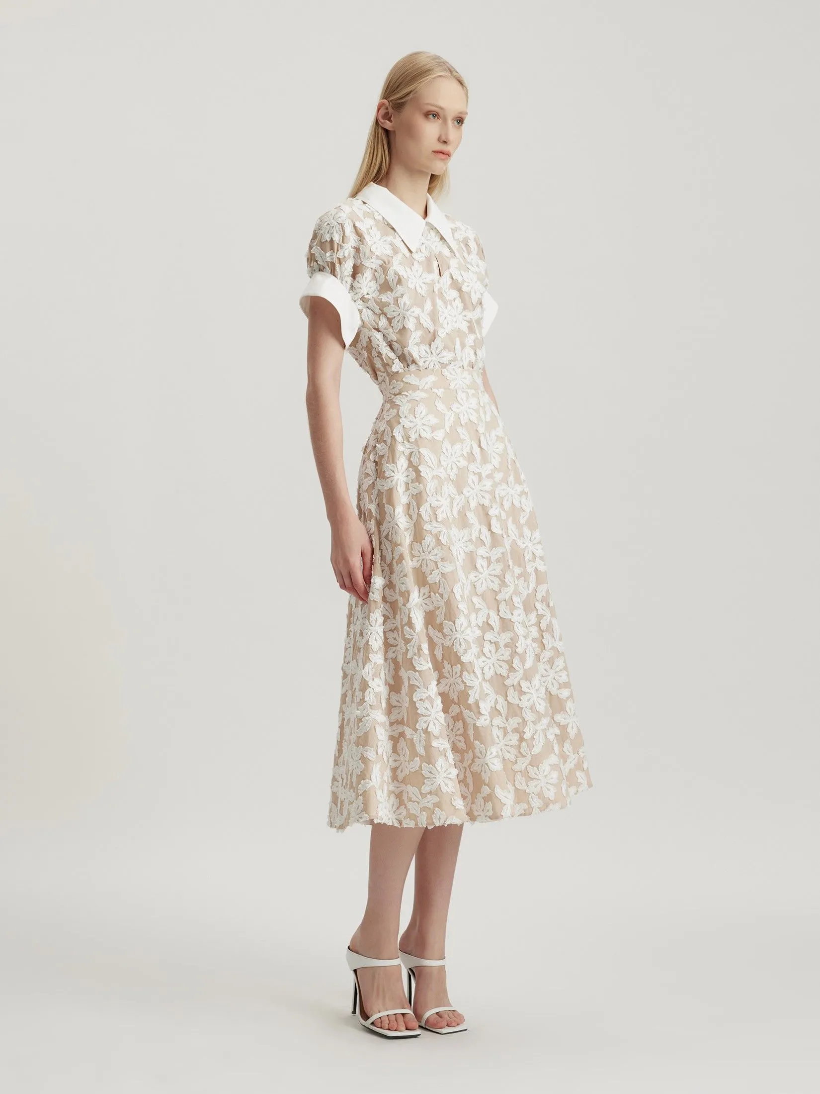 ASAVA (AW24) Women Flare Skirt Beige