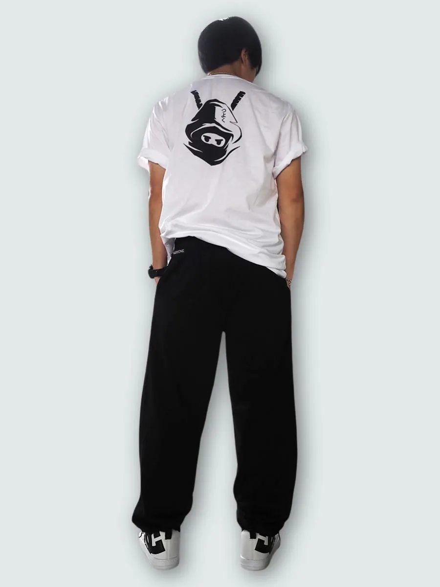 NAPIYONG Unisex  Terry Sweatpants in Black