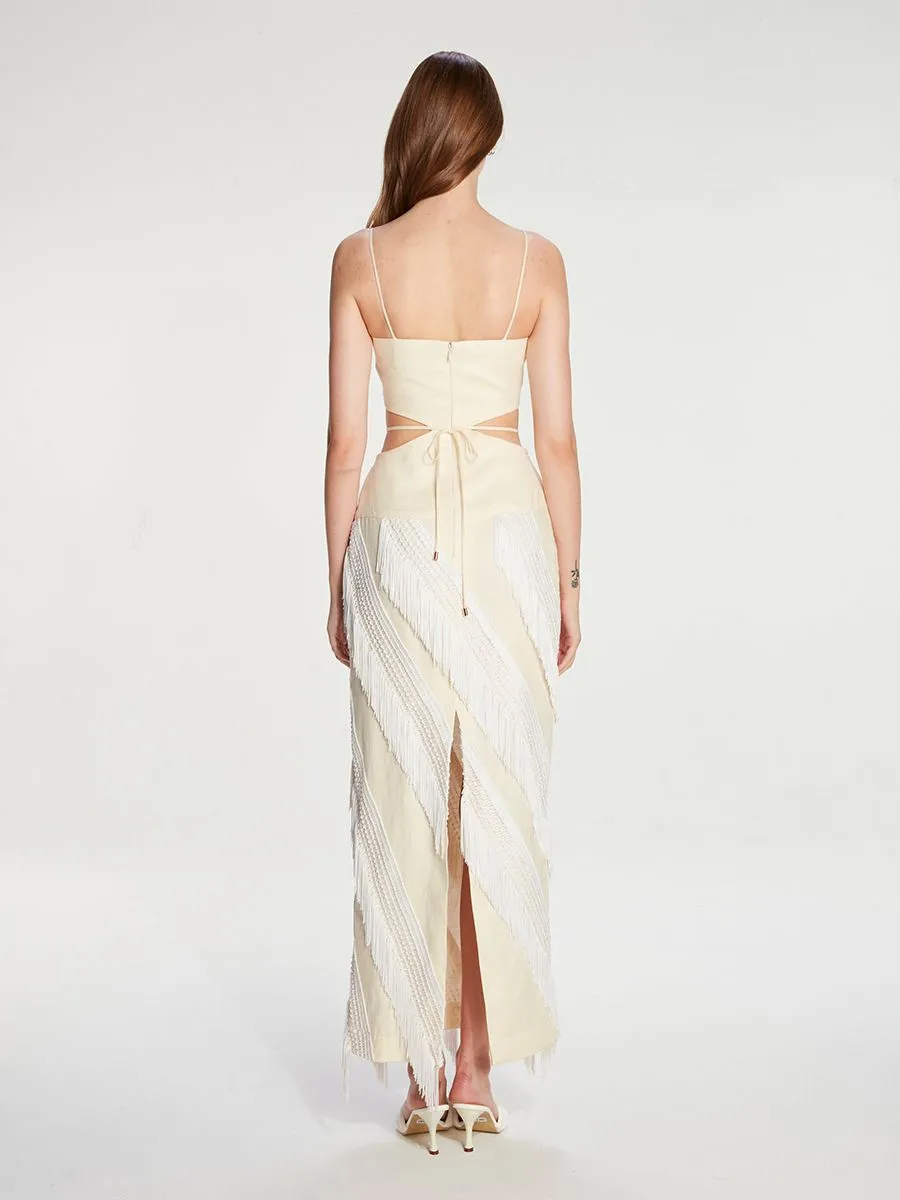 JANESUDA (SS23) Cream Dress