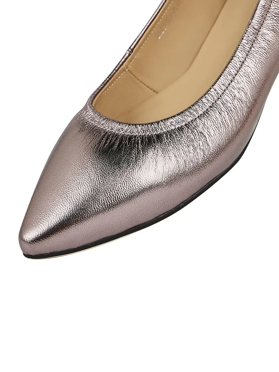 SHU WOMEN CELEB HEELS 1" ORIGINAL HIDDEN HEELS  - PLATINUM