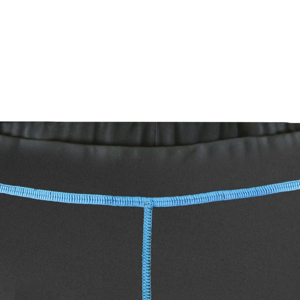 SPANDEX Black/Blue-CPL002-Cycling Long Pant Get Pad