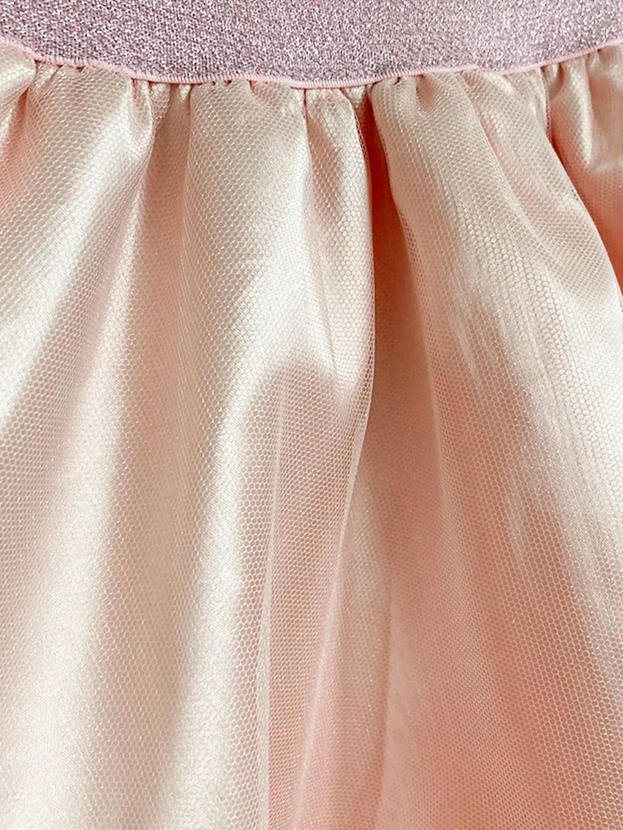 ICONIC WOMAN SOFT PINK BALLOON MINI SKIRT