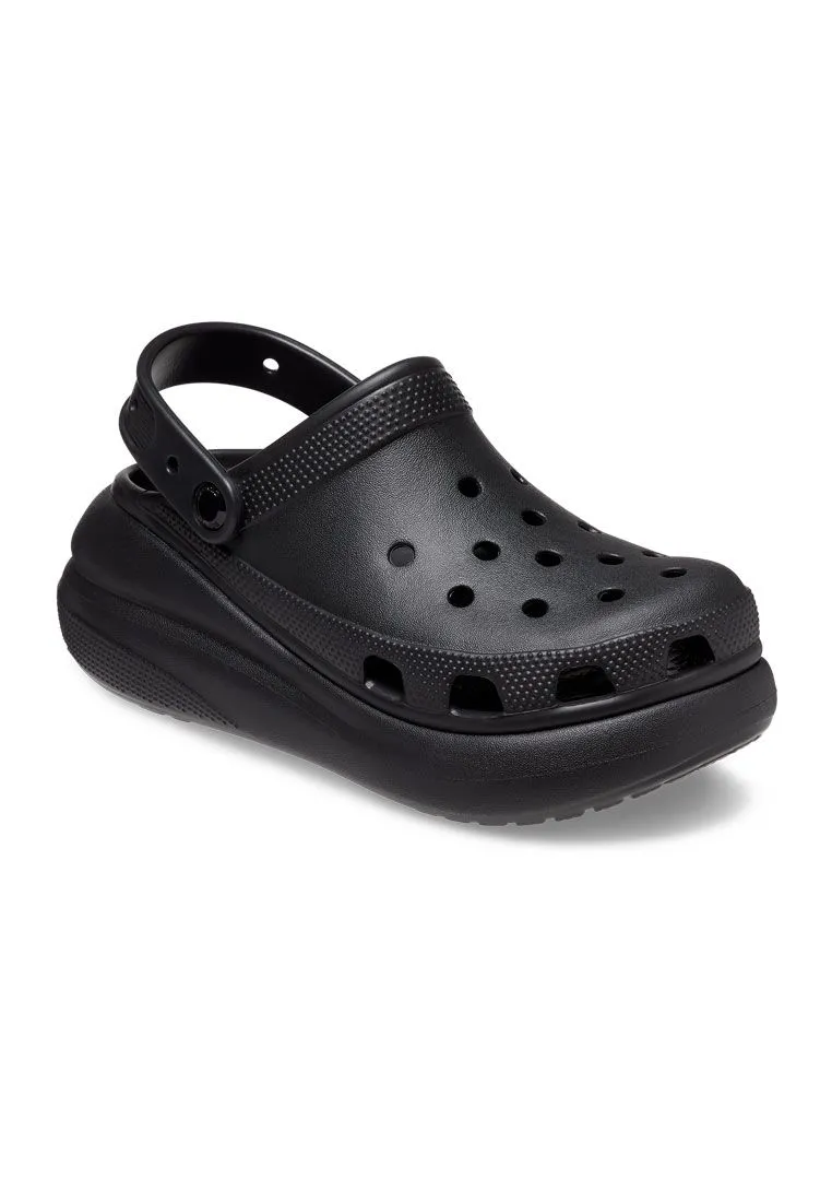 CROCS BLACK CROCS Classic Crush Clog Unisex Casual Shoes