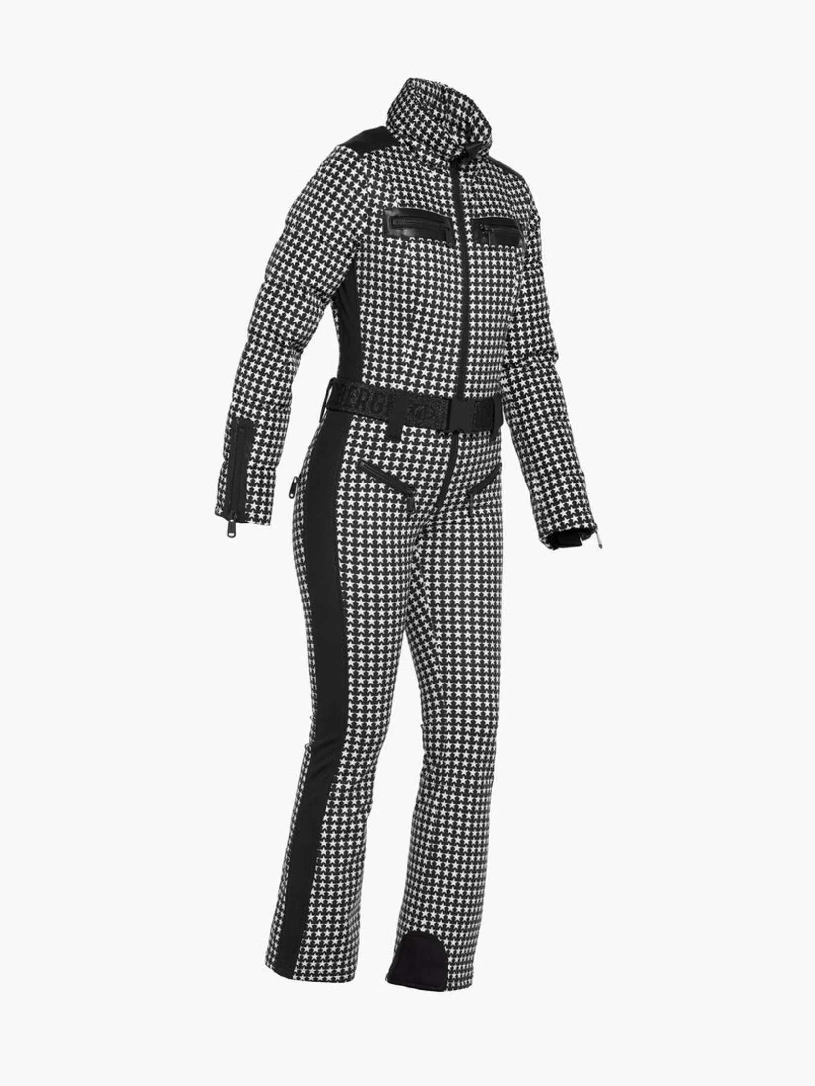 GOLDBERGH Starstruck Ski Suit In Black/White
