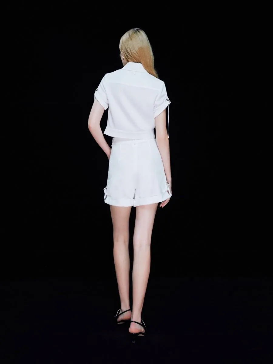 ASV (SS24) Jaycee Safari Women Shorts White