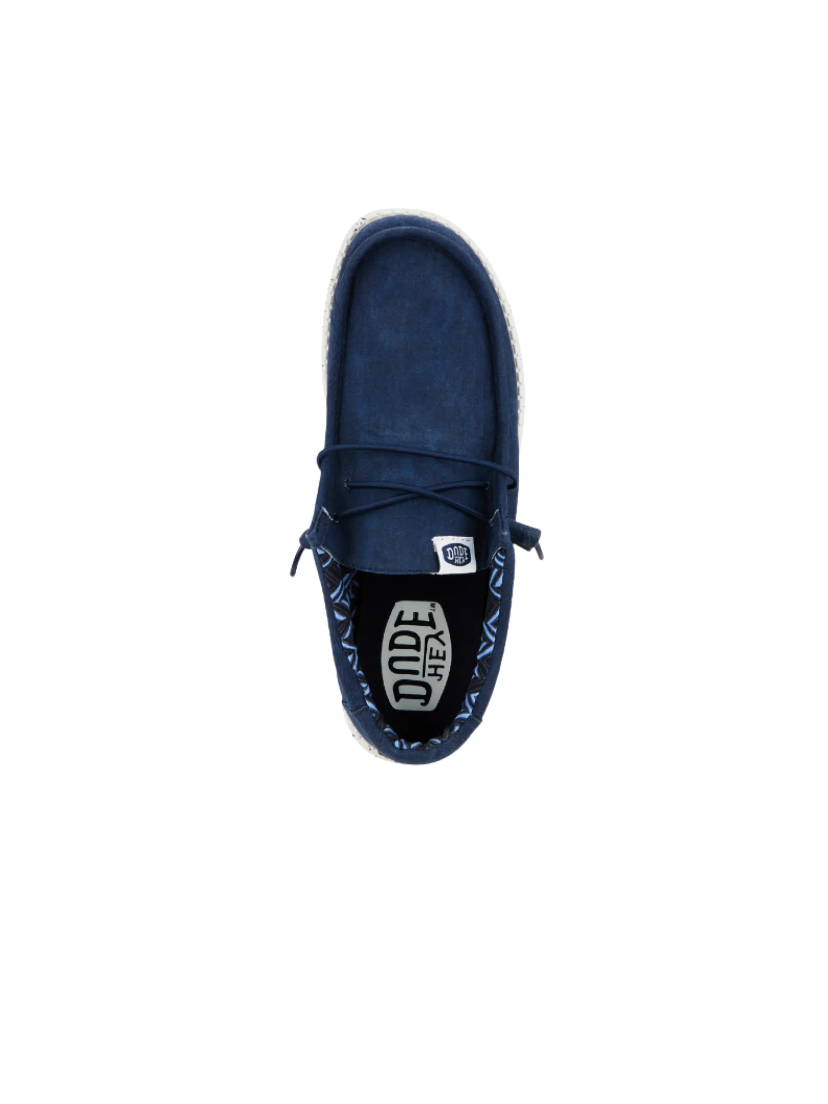 HEYDUDE WALLY STRETCH CANVAS  - NAVY