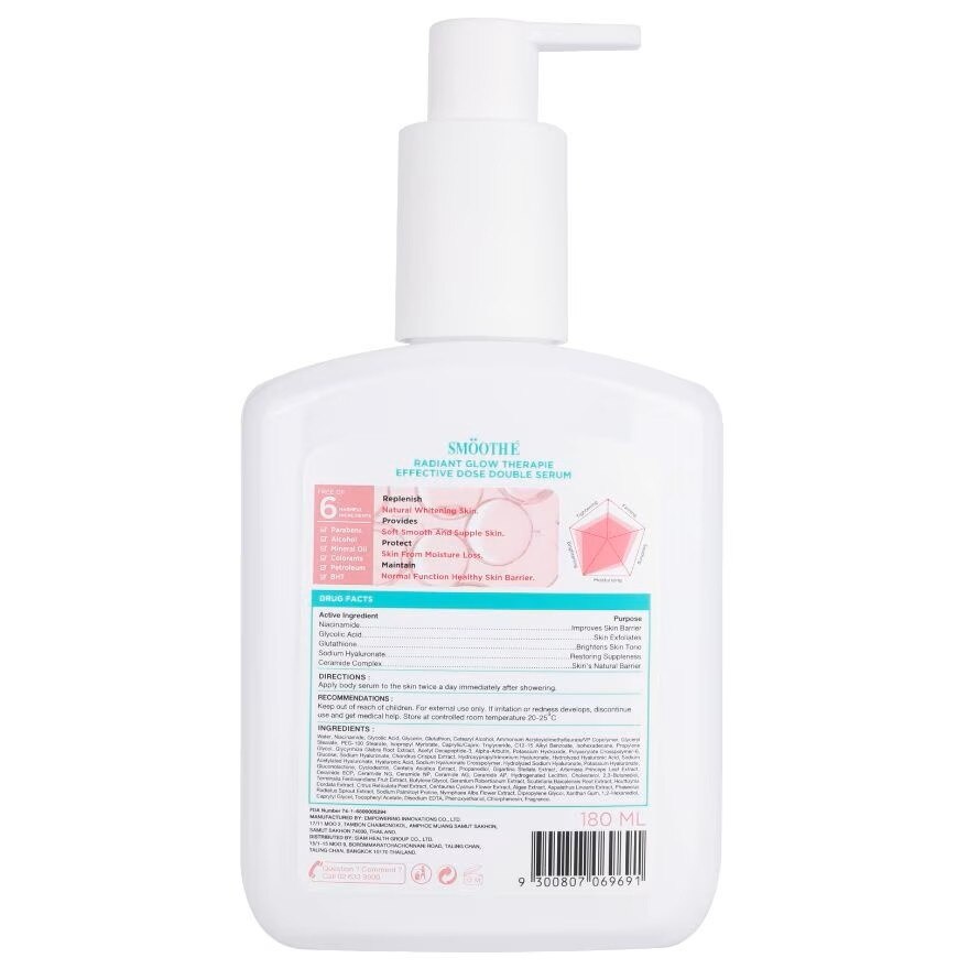 Smooth E Radiant Glow Therapie Double Serum 180 ml.