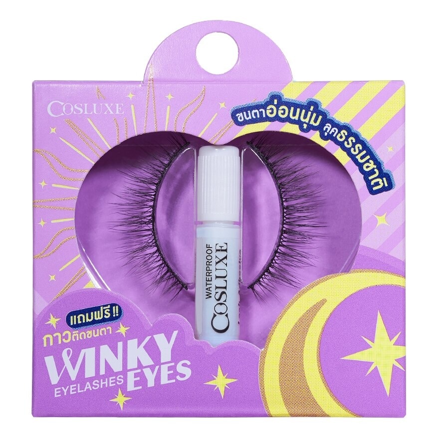 Cosluxe Winky Eyes Eyelashes 1Pair With Adhesive A-03 - A-03