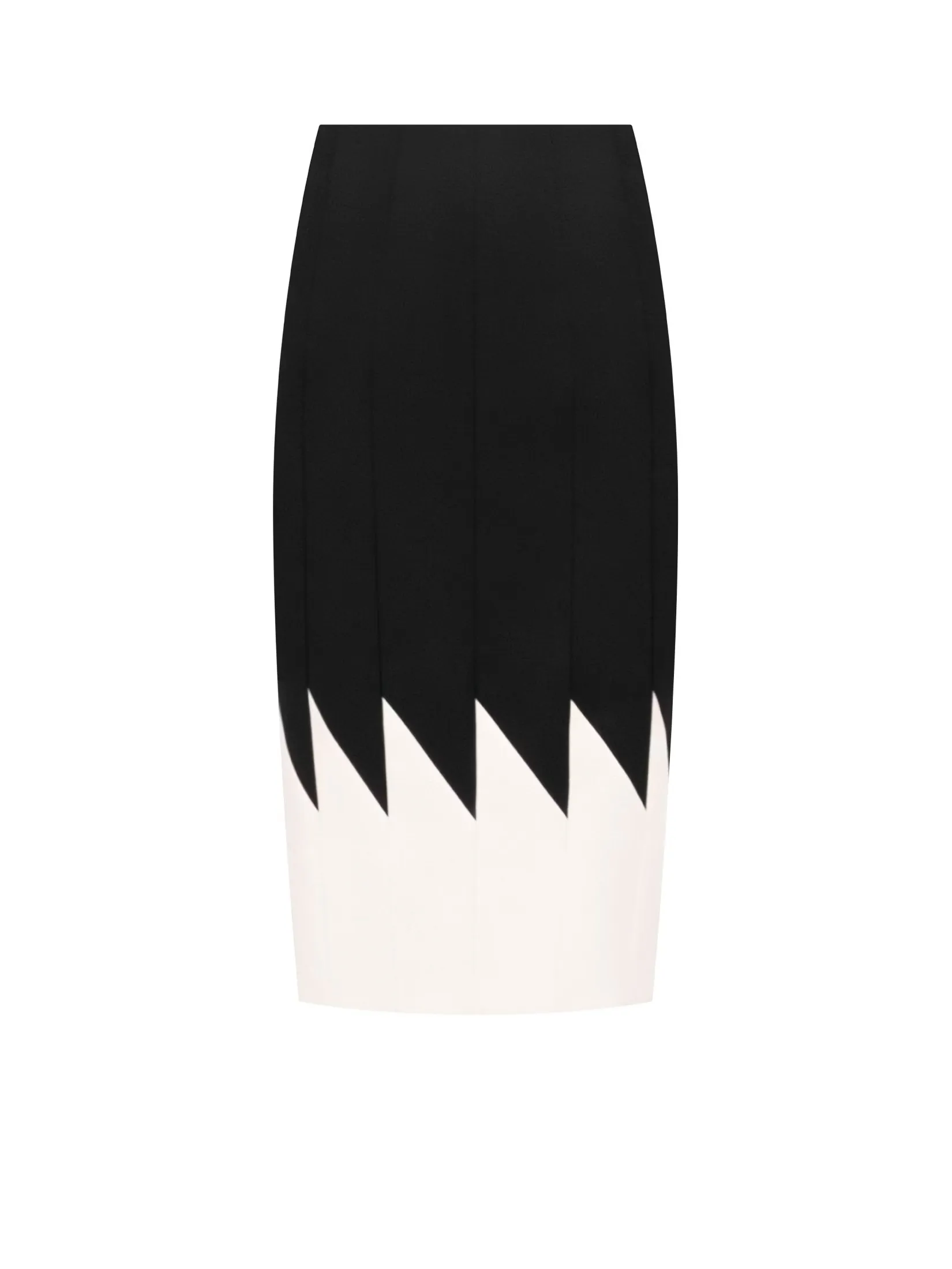 ASAVA ( SS25 )Therese Pencil Skirt  WHIHE+BLACK