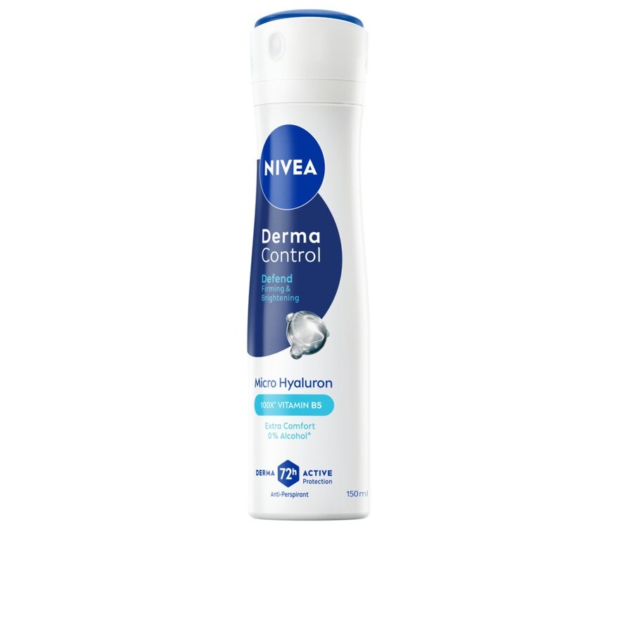 Nivea Spray Derma Control Defend 150 Ml. สเปรย์ลดเหงื่อ ระงับกลิ่นกาย