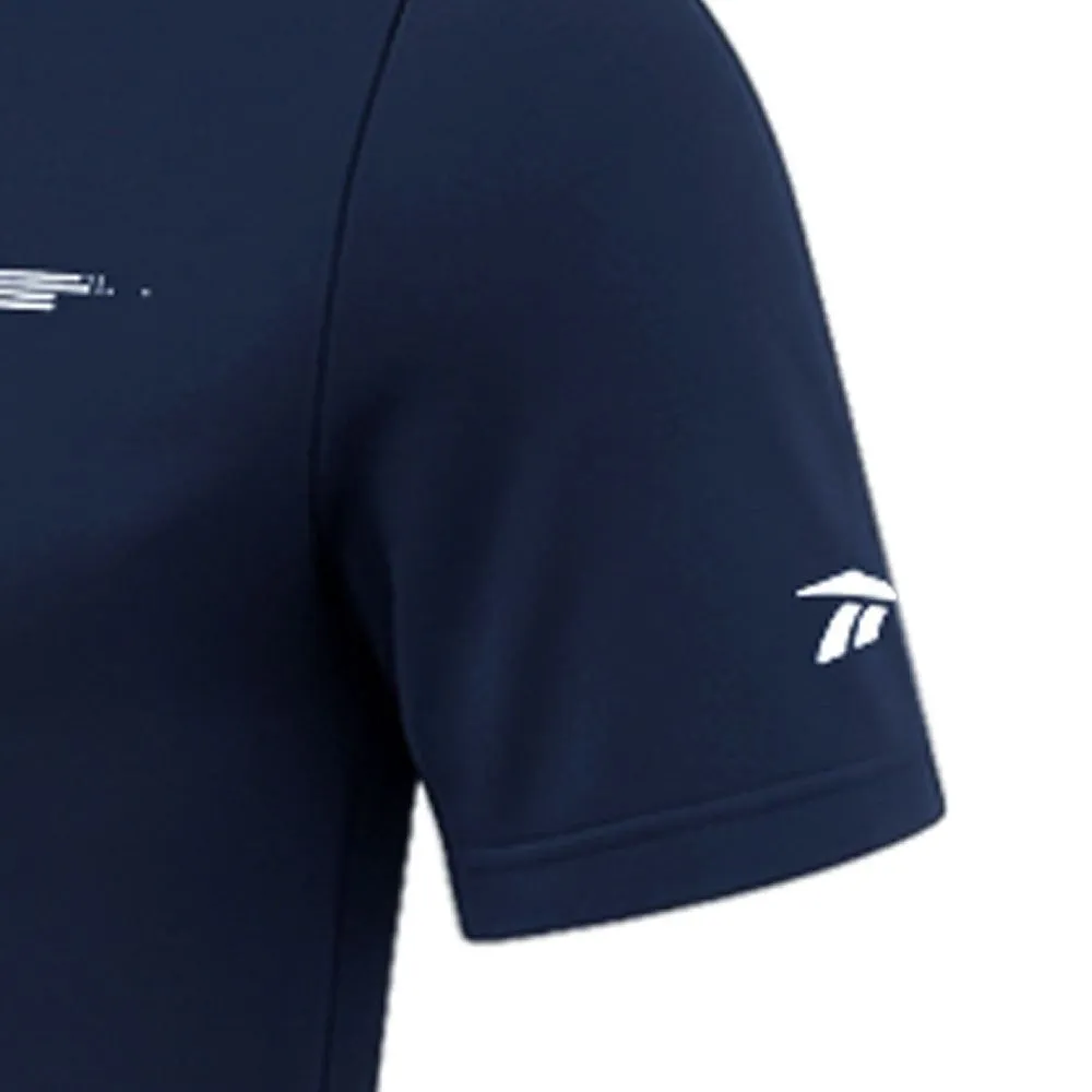 REEBOK Men Training T-Shirt Easy Fit Graphic Blue - RE099AP052ELTH