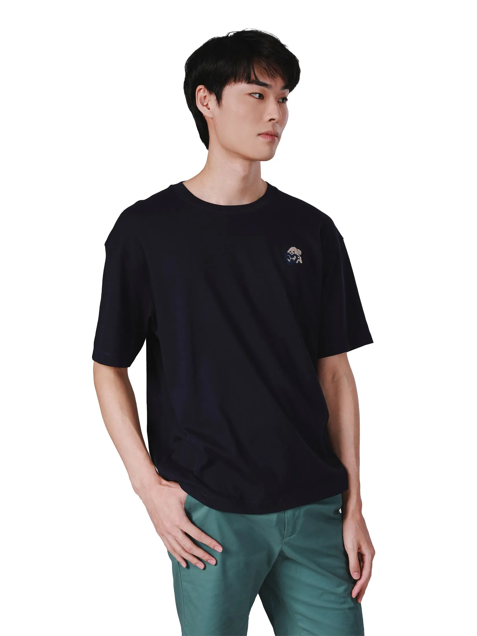 JOHN HENRY Men's T-Shirts (Oversize Fit) VALENTINE’S DAY Navy