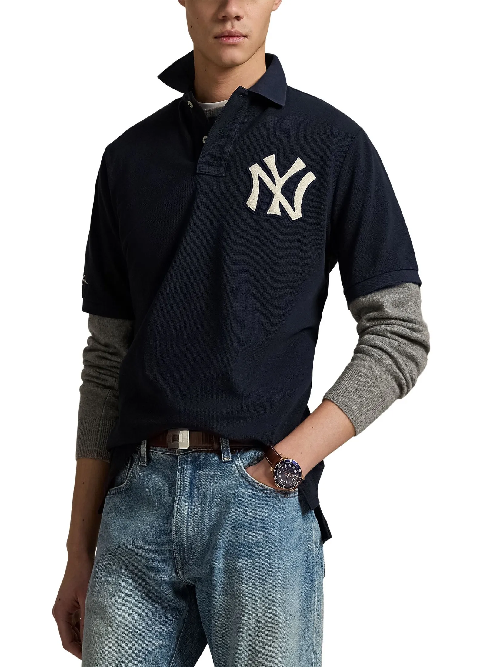 POLO RALPH LAUREN Ralph Lauren x MLB Polo Men MNPOKNI1N823431 Navy