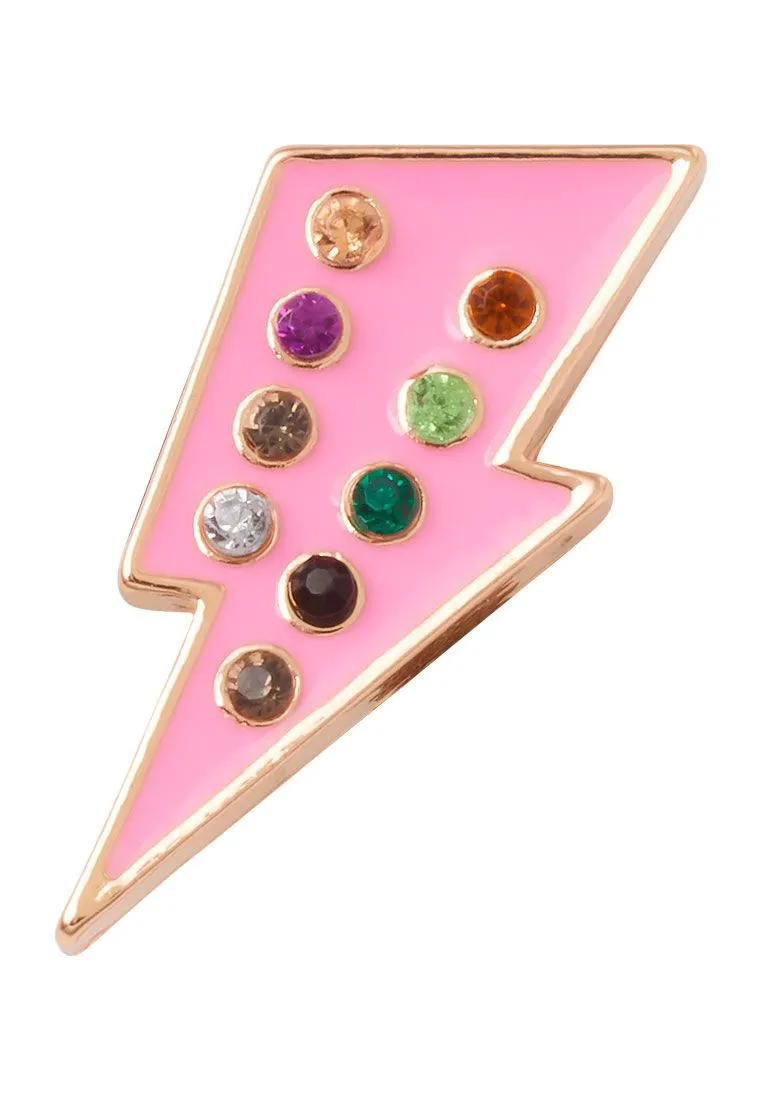 CROCS MULTICOLOR CROCS Jibbitz Gem Light Bolt Shoes Charm