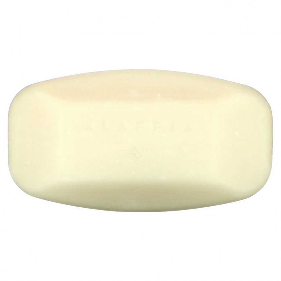 Alaffia, Кусковое мыло тройного помола, лаванда, 227 г (8 унций)