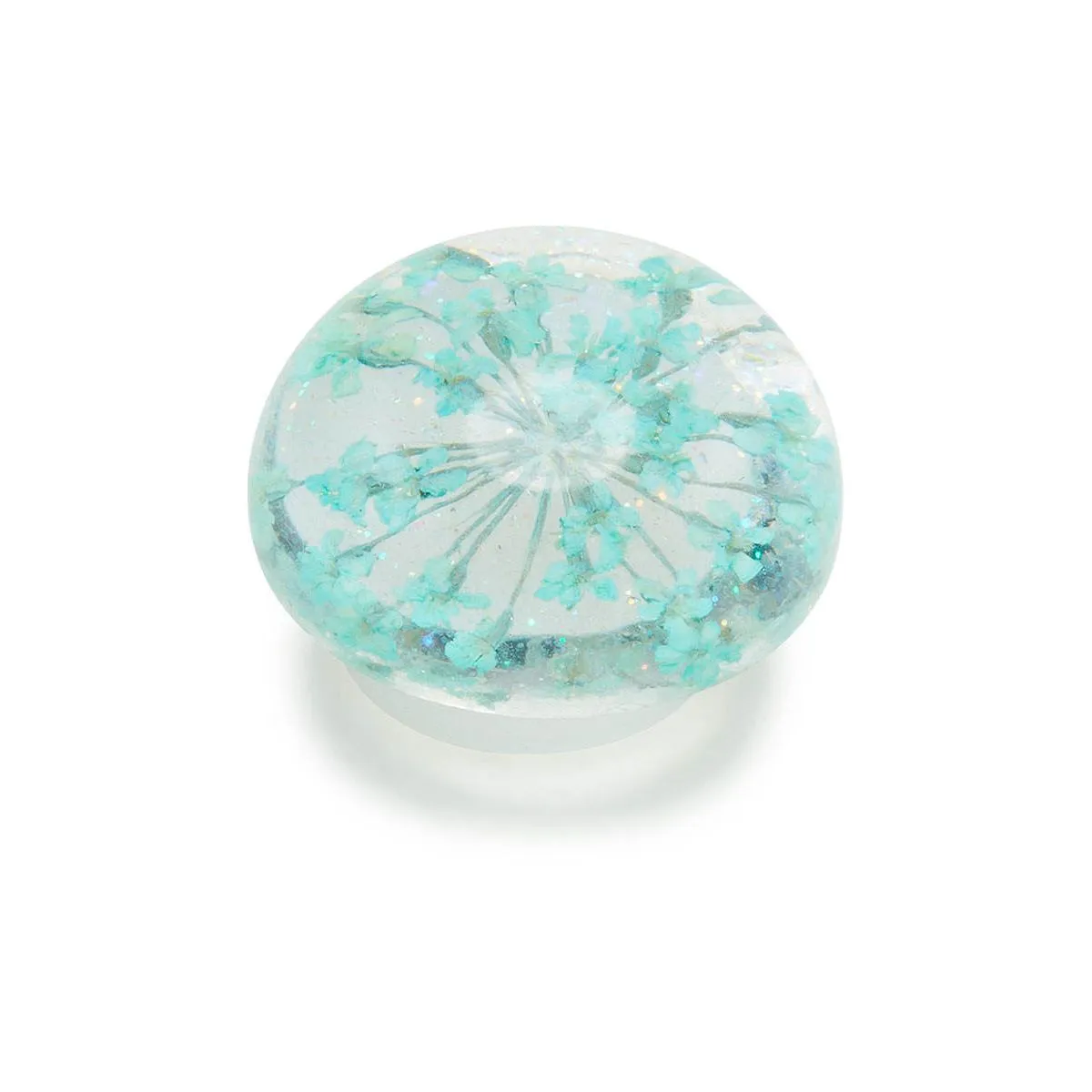 CROCS Jibbitz Shoes Charm Encapsulated Blue Flower Multi Color - CR024AC146DUTH