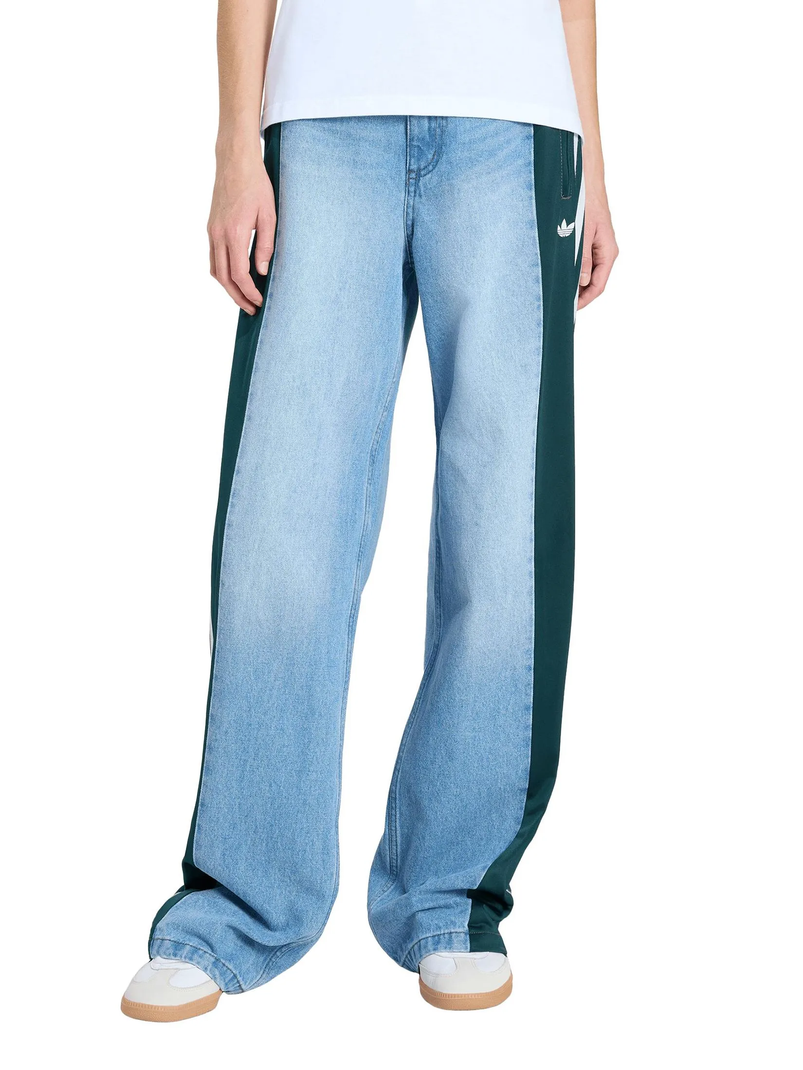 ADIDAS Women Joggers Adidas Originals Athletic Dept Denim Firebird KF2318 Blue / Light Blue / Aurora Ivy