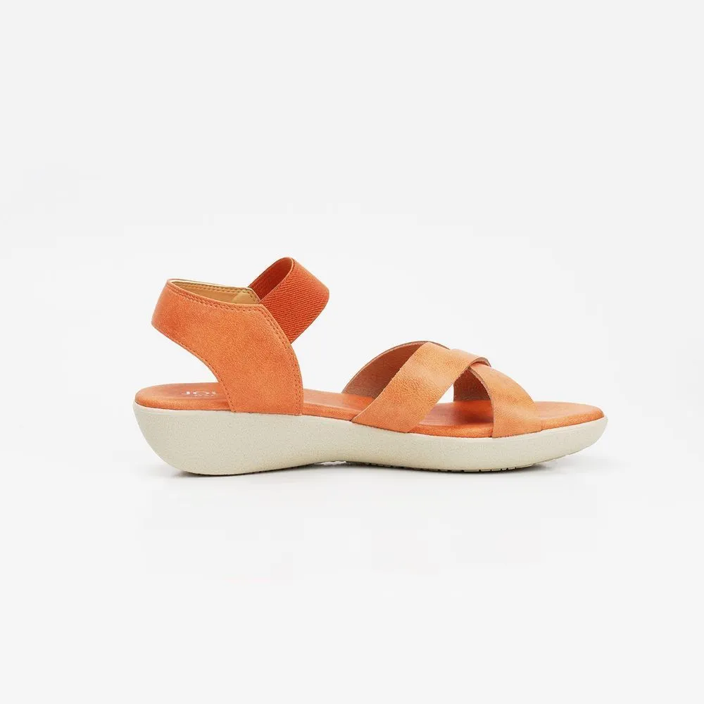 JOLI SNOB Orange Comfort Sandals ACT-32363
