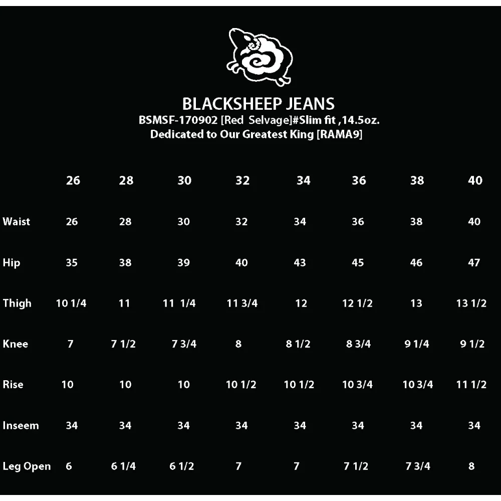 BLACK SHEEP JEANS Navy Blue Blacksheep Jeans : BSMSF-170902