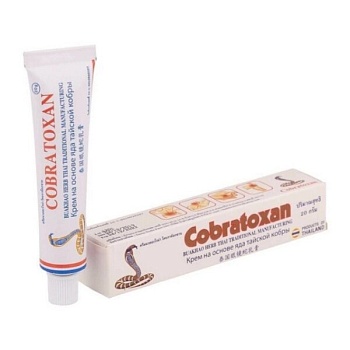 Болеутоляющая и восстанавливающая мазь Cobratoxan на основе Яда Кобры, 20 гр.