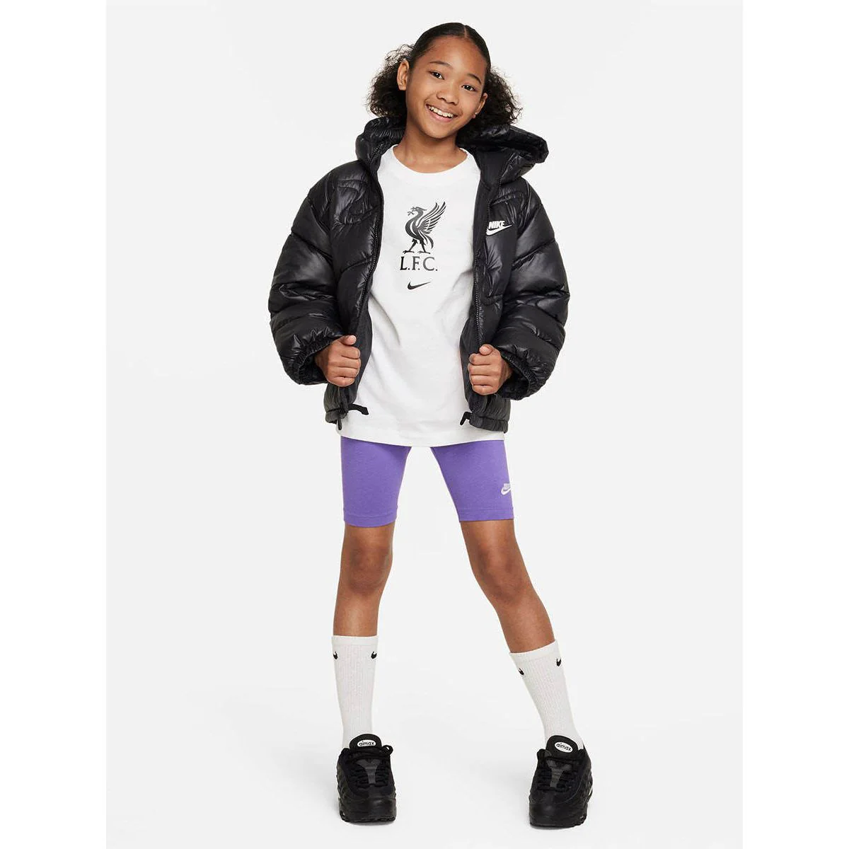 NIKE Liverpool FC Crest Kids Football T-Shirt