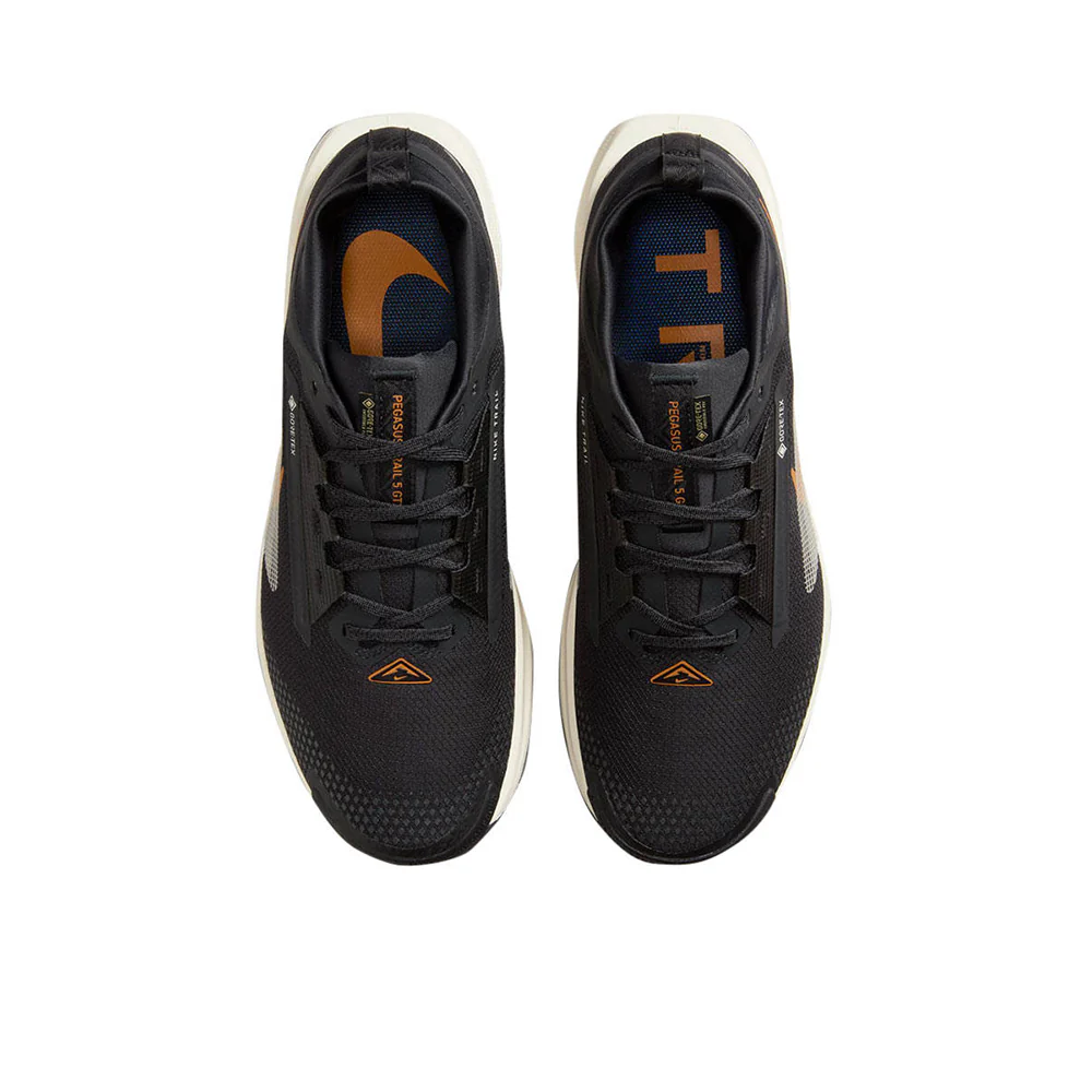 NIKE Pegasus Trail 5 GORE-TEX Men's Trail Running Shoes - Black - US 10