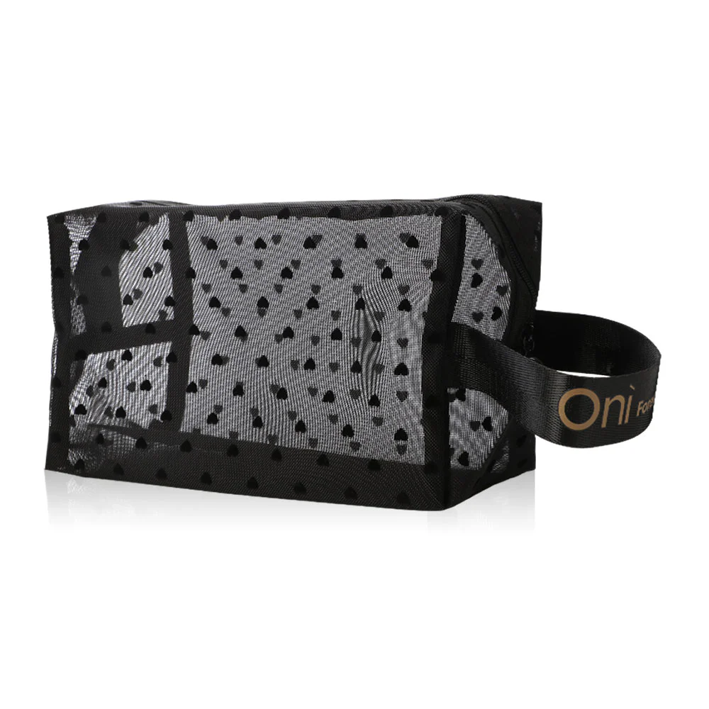Oni Oversize Square Mesh Cosmetic Bag