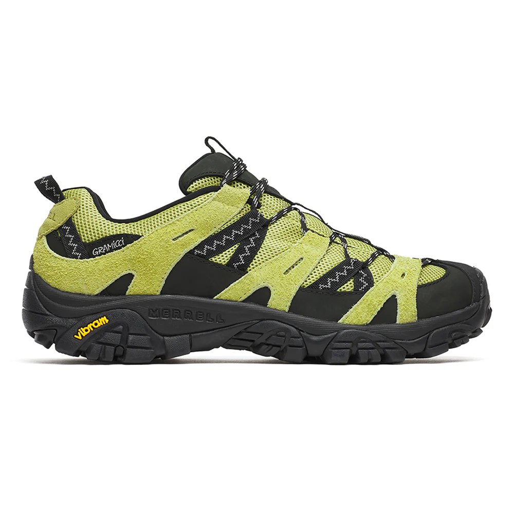 Треккинговые кроссовки унисекс Merrell x Gramicci Moab 2 Siren Vibram — цвет зеленый, размер US 10