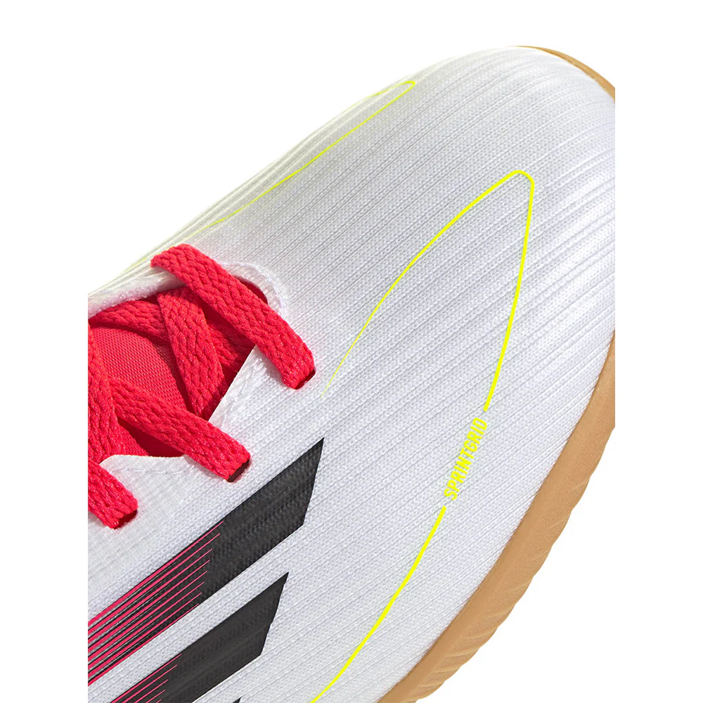 ADIDAS F50 League Kids Futsal Shoes - White - UK 1