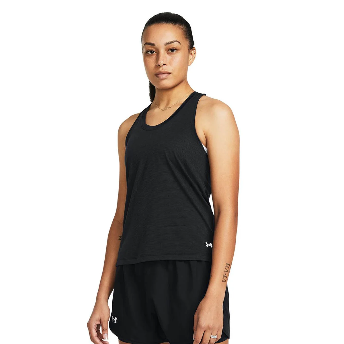 UNDER ARMOUR Launch Women's Running Tank - Black - L (US SIZE)