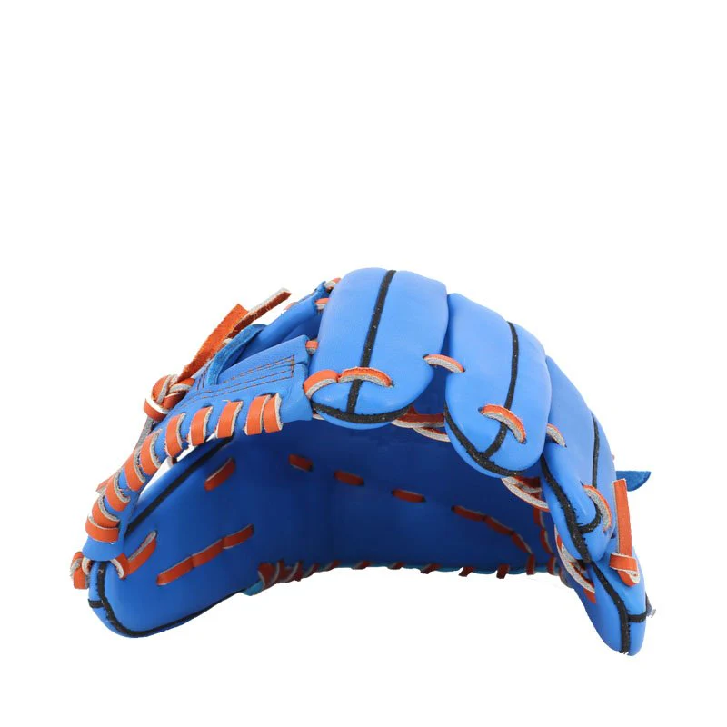 FBT Softball Gloves ถุงมือซอฟบอล I-Web 11.25 นิ้ว หนังแท้ Blue 74428 - Blue - One size