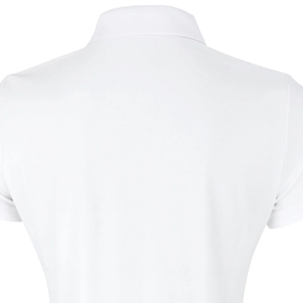 Женское поло для гольфа 9NINE Basic — цвет белый, размер L (американский размер)