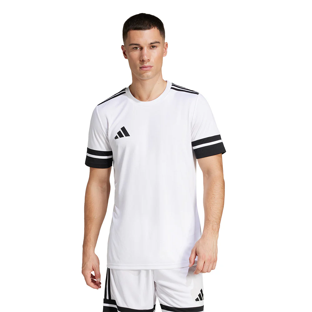 Мужская футбольная джерси Adidas Squadra 25 — цвет белый, размер 2XL (UK SIZE)