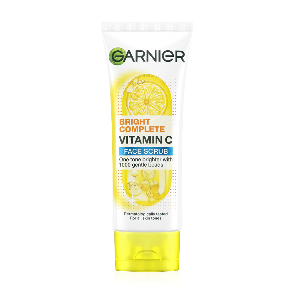 Garnier Bright Complete Vitamin C Face Scrub For All Skin Types 100ml