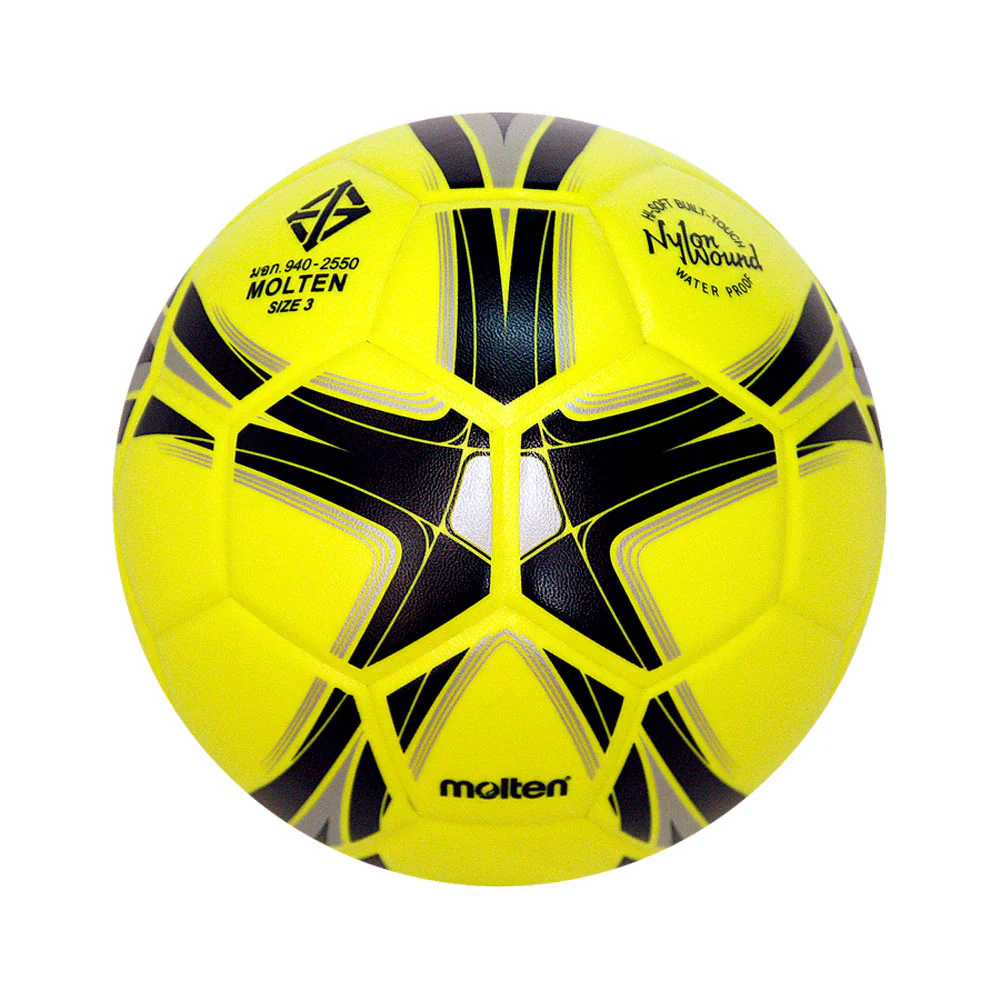 MOLTEN ฟุตบอล F3Y1515-LK PVC หนังอัด เบอร์ 3 - Yellow - BALL 3