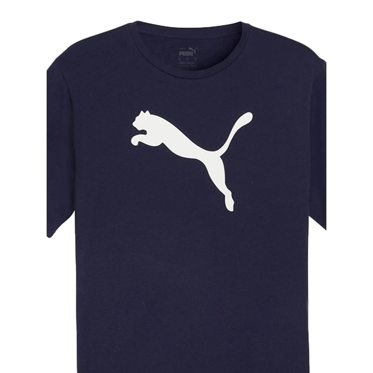 PUMA TeamRISE Logo Cotton Men's Football T-Shirt