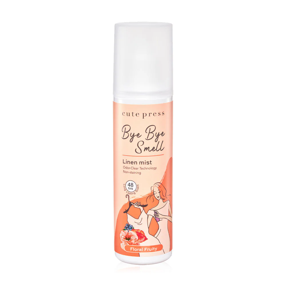 Cute Press Bye Bye Smell Linen Mist Floral Fruity 240 мл
