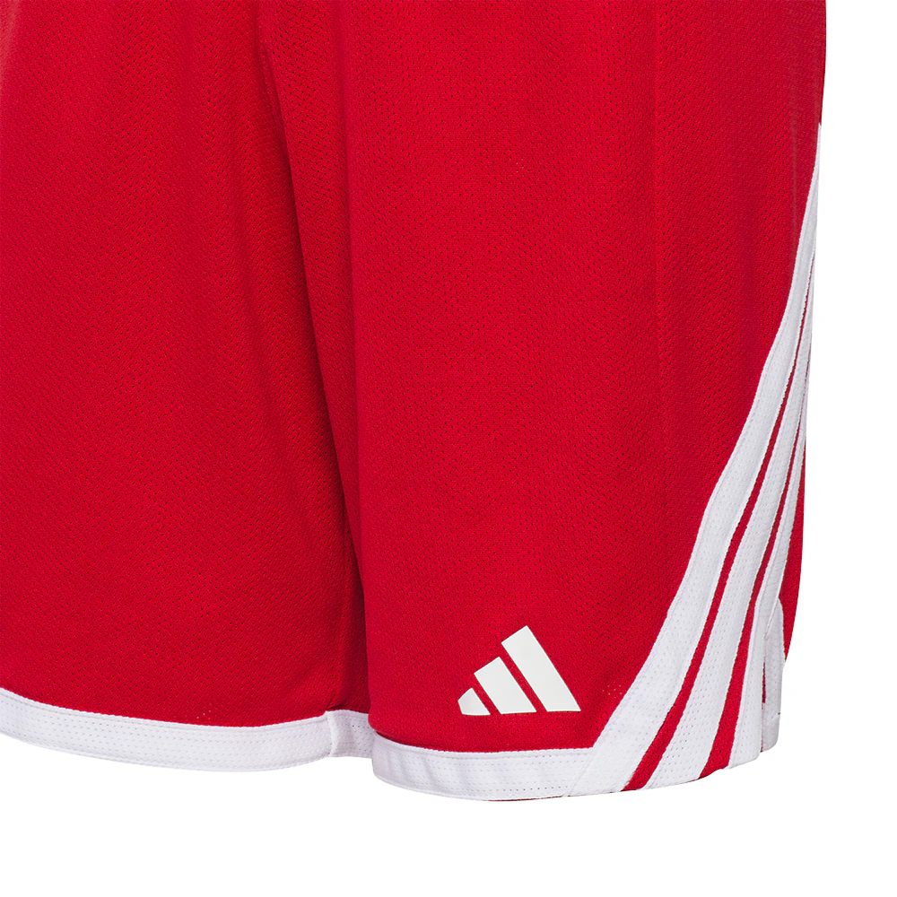 Детские шорты Adidas Basketball 3 г Speed Reversible Lifestyle — цвет красный, размер 128 CM