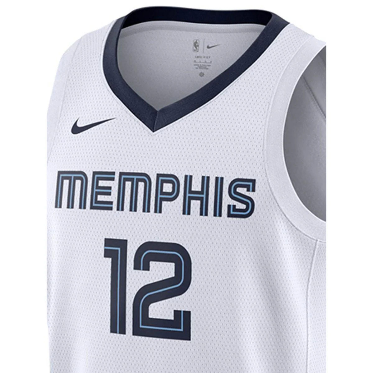 NIKE Memphis Grizzlies Association Edition 2022/23 Men's Basketball Jersey - White - 2XL (US SIZE)