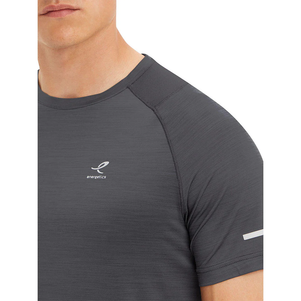 Мужская беговая футболка Energetics Ailo — цвет серый, размер L (EU SIZE)