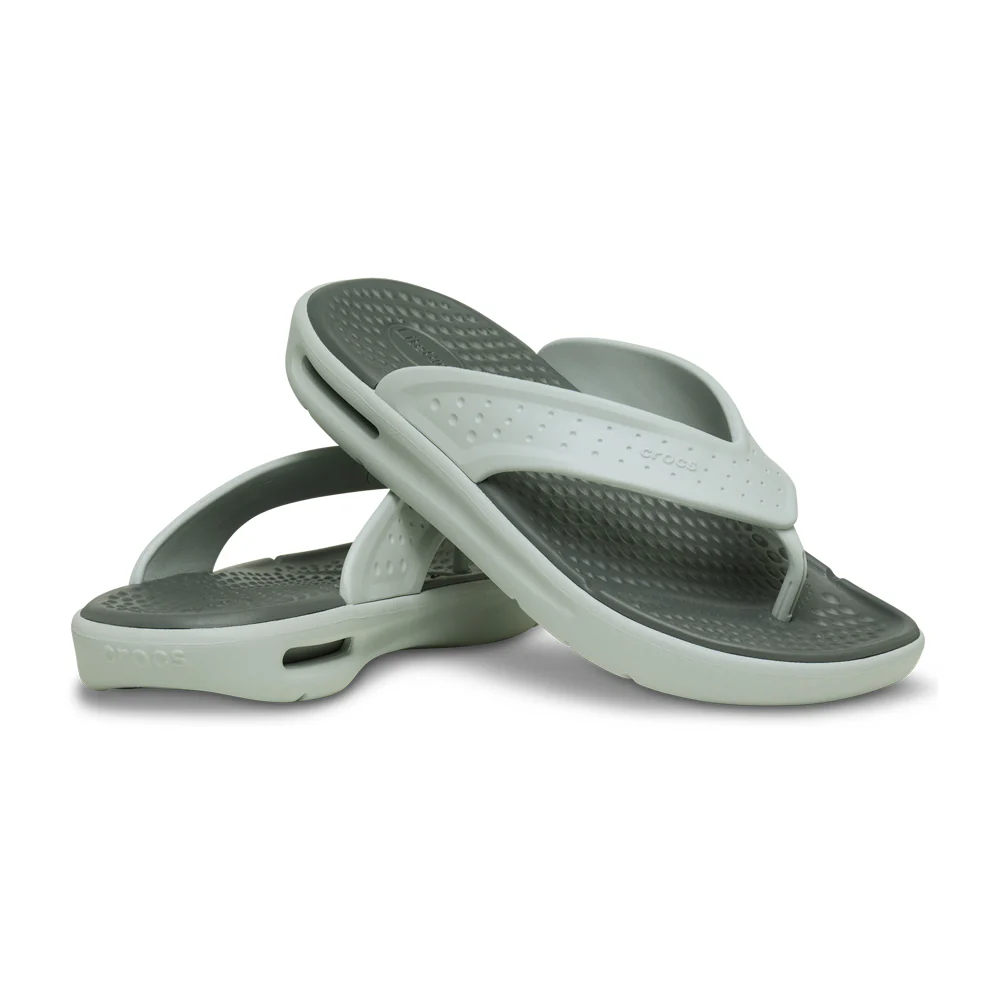 Мужские вьетнамки Crocs InMotion Flip — цвет серый, размер M10