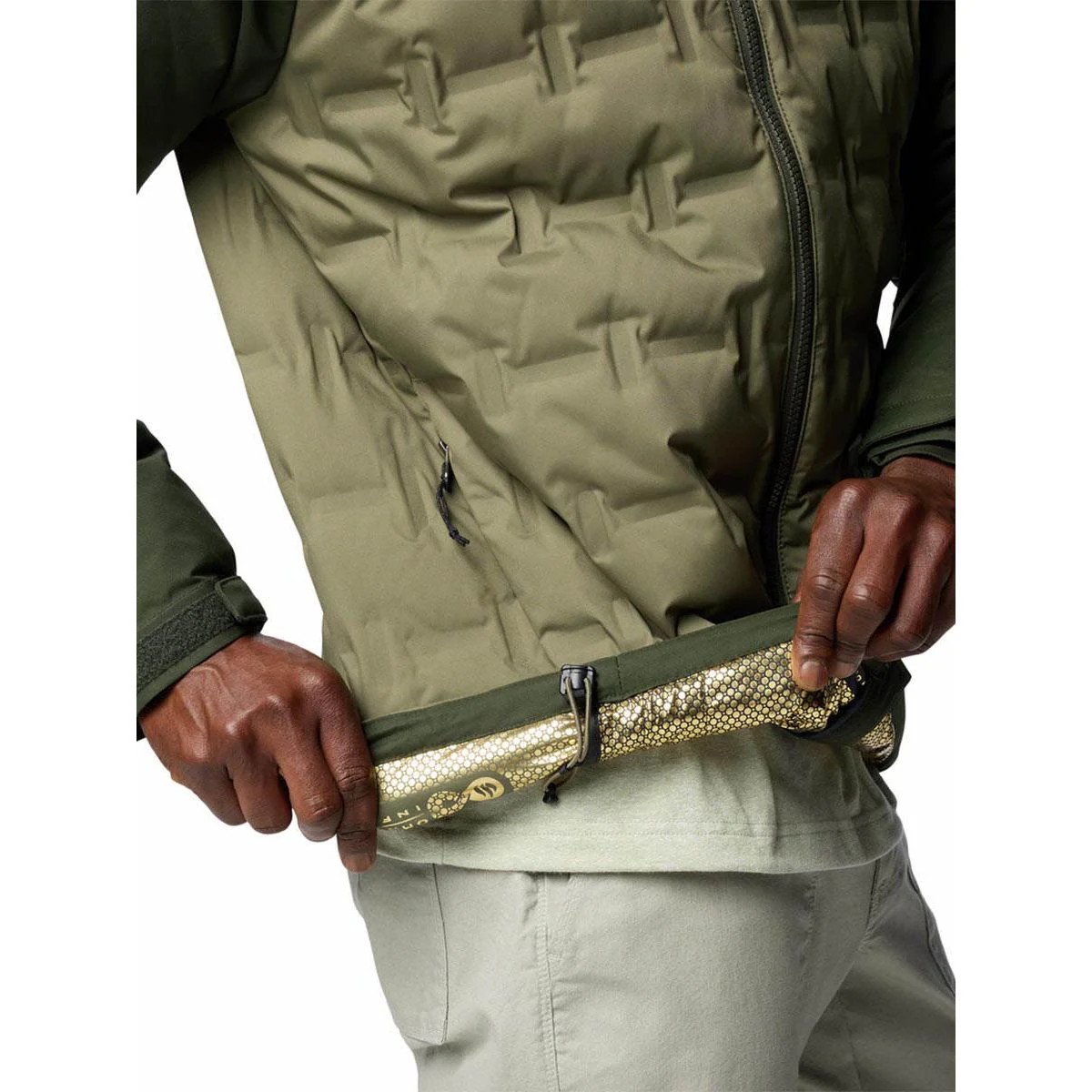 COLUMBIA Grand Trek™ III Down Hooded Men's Jacket - Green - 2XL (US SIZE)