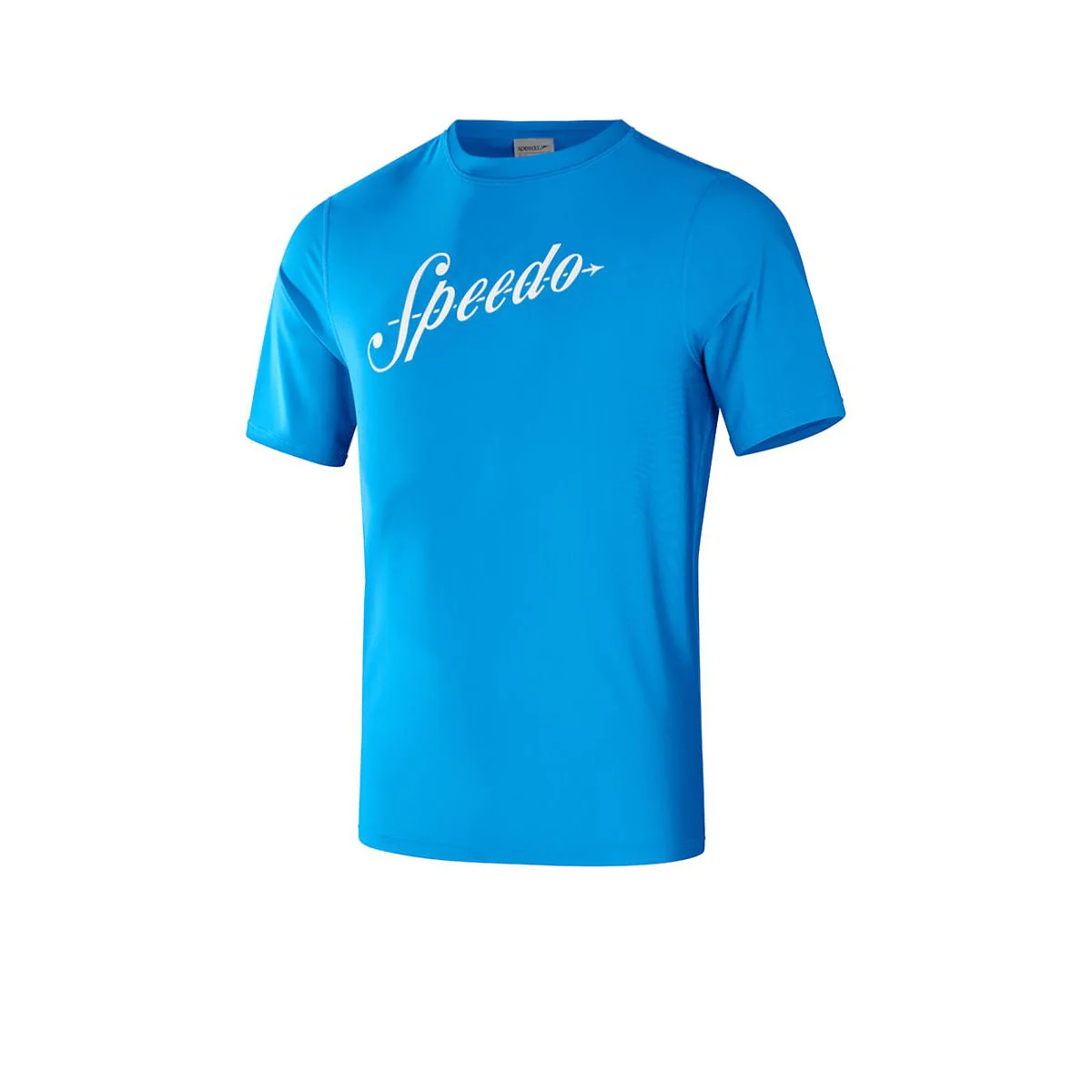 SPEEDO Printed Short Sleeve Men's Swim Shirt - Blue - 2XL (UK SIZE)